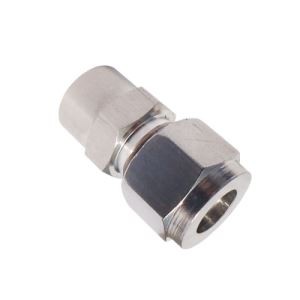 Inox kompresije ženske ravne armature